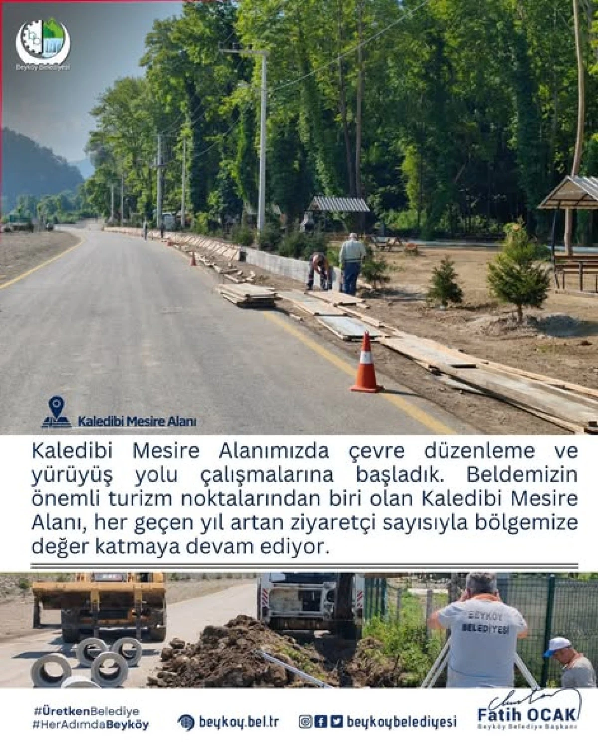 BEYK&Ouml;Y KALEDİBİ G&Uuml;ZELLEŞİYOR