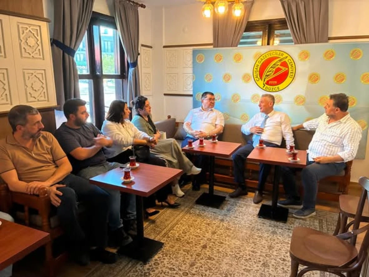 BİK B&Ouml;LGE M&Uuml;D&Uuml;R&Uuml; &Ccedil;ORBACI, YEREL BASIN TEMSİLCİLERİYLE BİR ARAYA GELDİ