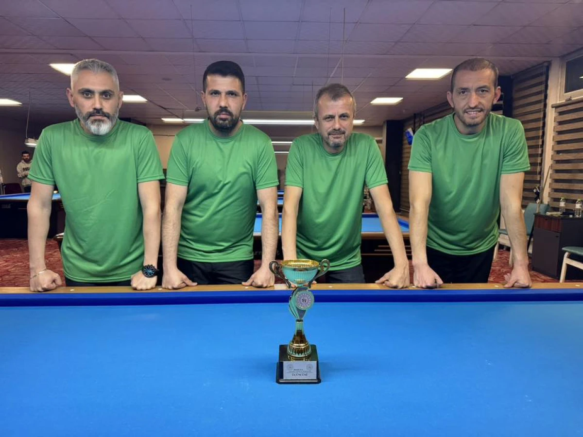 B&ouml;lgesel 3 Bant Bilardo Kul&uuml;pler Ligi D&uuml;zce&rsquo;de Tamamlandı