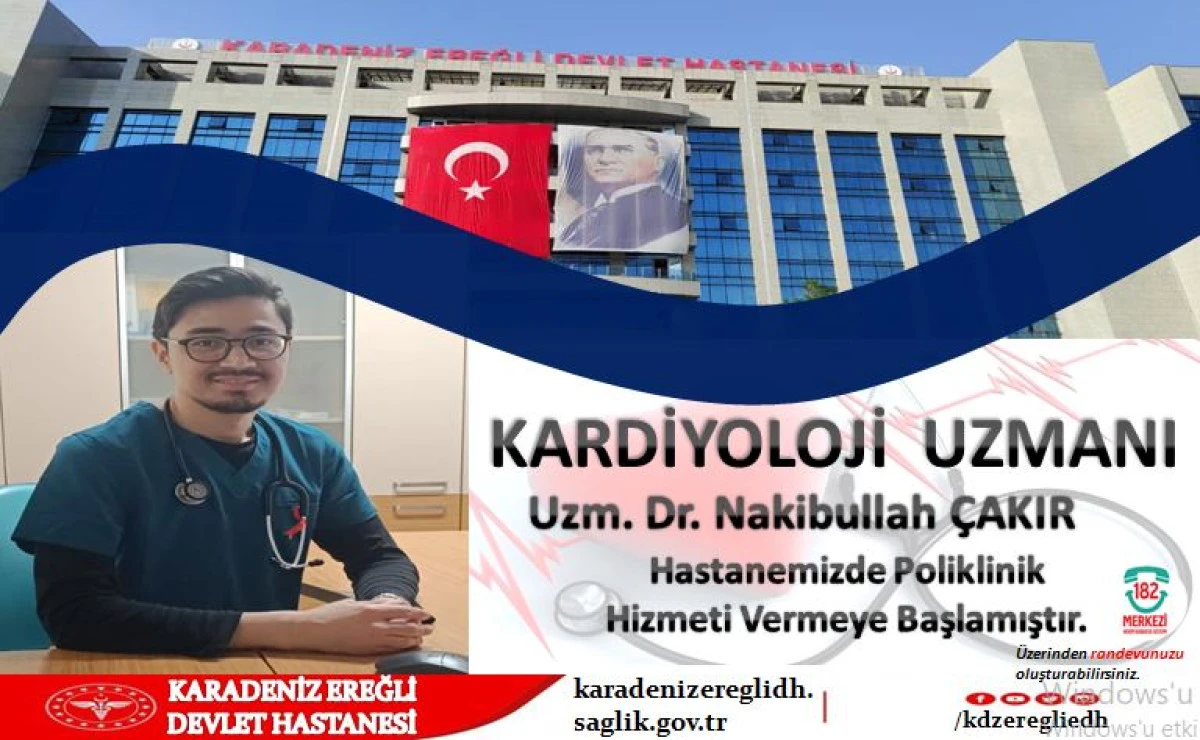 B&Ouml;LGEYE YENİ KARDİYOLOJİ UZMANI ATANDI