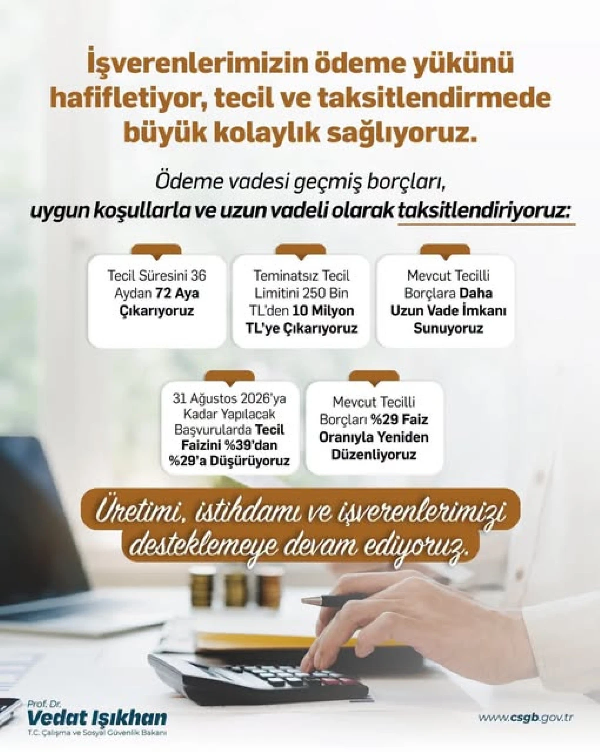 Bor&ccedil; Erteleme ve Taksitlendirmede Yeni D&ouml;nem!