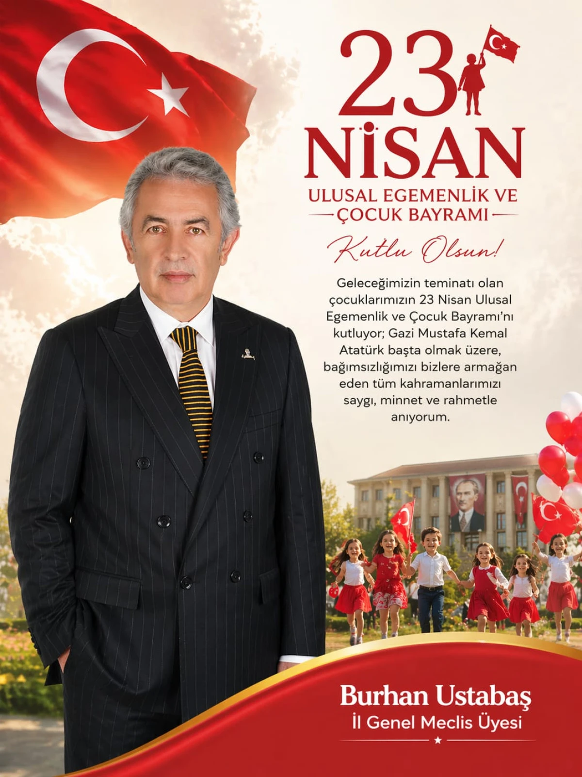 BURHAN USTABAŞ TAN 23 NİSAN MESAJI