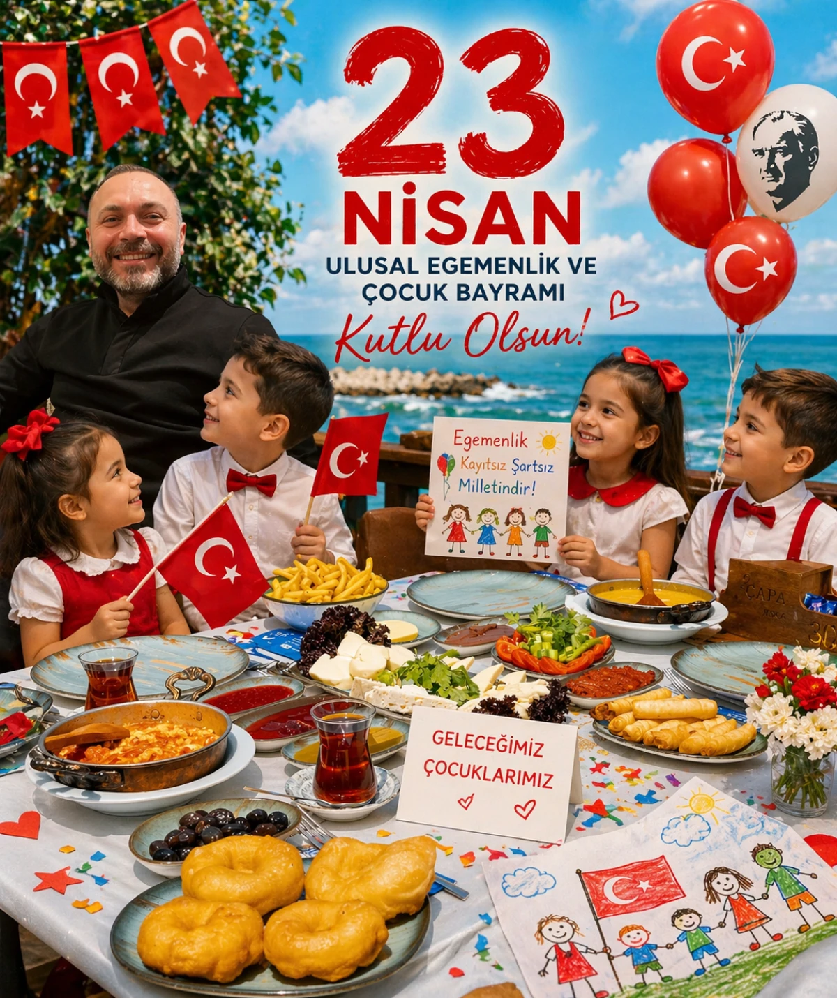 &Ccedil;APA RESTAURANT,23 NİSAN BAYRAM MESAJI YAYIMLADI
