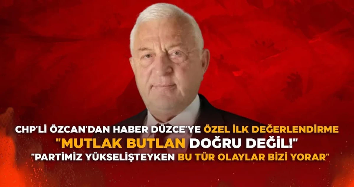 CHP D&Uuml;ZCE MİLLETVEKİLİ A&Ccedil;IKLAMADA BULUNDU&hellip;.