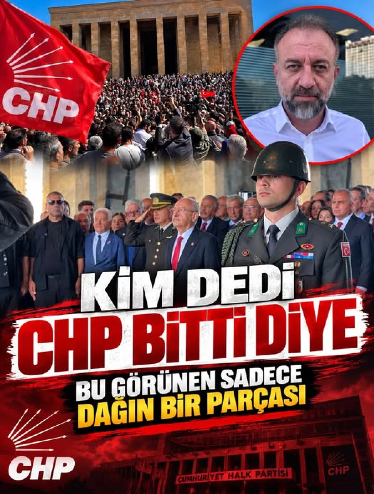 CHP&rsquo;NİN 103. YILINDA ANITKABİR&rsquo;E YOĞUN KATILIM