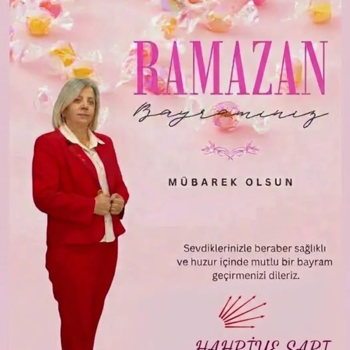 &Ccedil;İLİMLİ CHP HAYRİYE SARI DAN BAYRAM MESAJI