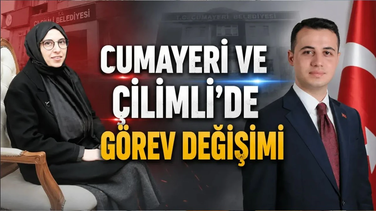 &Ccedil;İLİMLİ VE CUMAYERİ KAYMAKAMLARI DEĞİŞTİ
