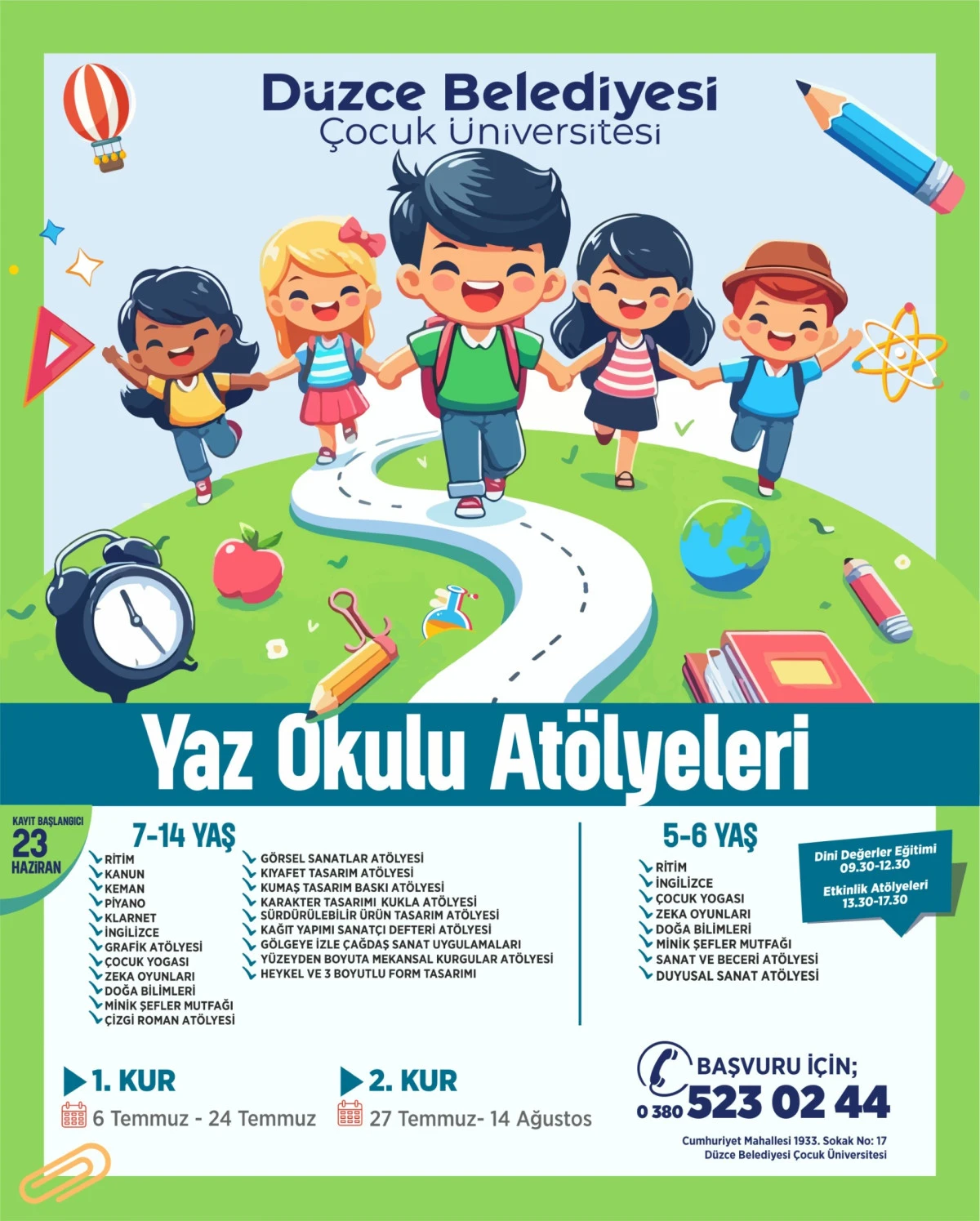 &Ccedil;OCUK &Uuml;NİVERSİTESİ YAZ OKULU A&Ccedil;ILIYOR