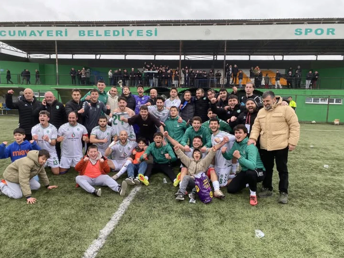 CUMAYERİ BELEDİYESPOR KRİTİK GALİBİYET