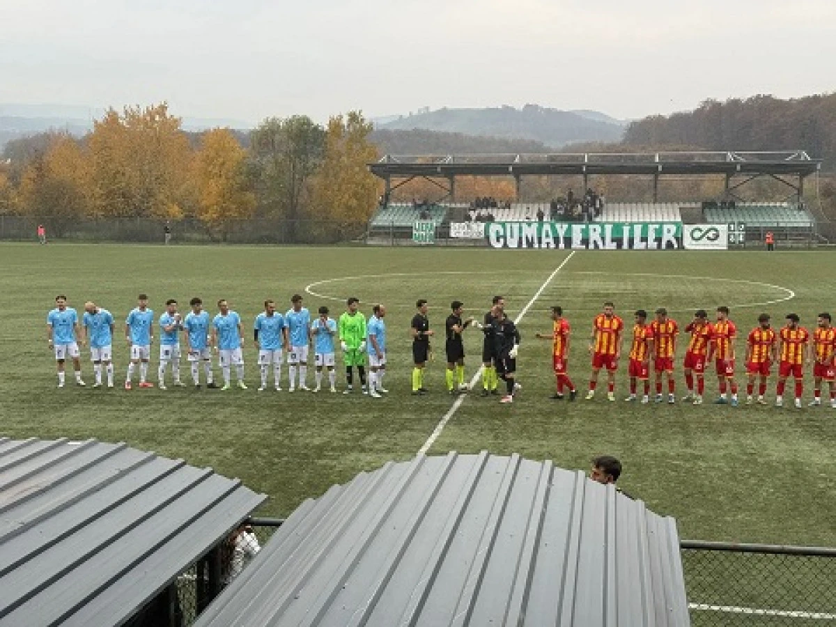 CUMAYERİ BELEDİYESPOR PUAN ALMAYI UNUTTU