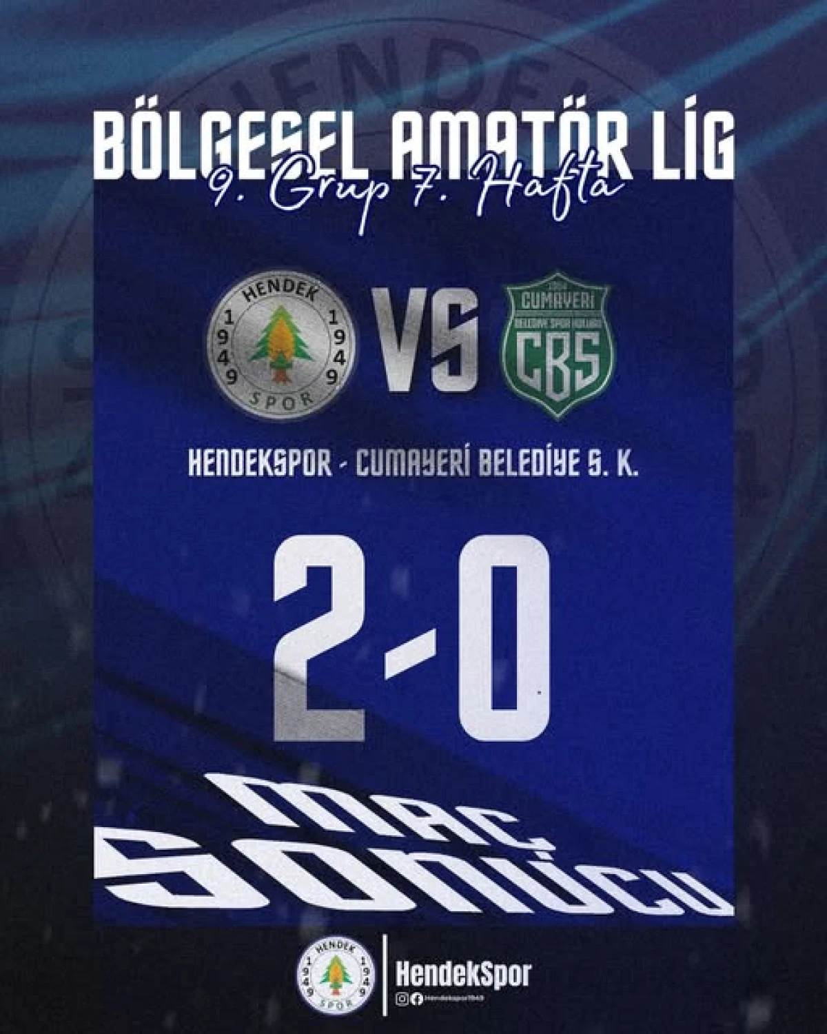 CUMAYERİ BELEDİYESPOR PUANSIZ DÖNDÜ