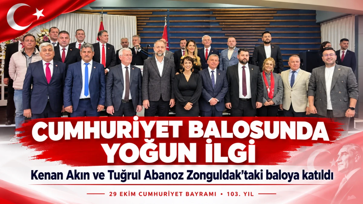 CUMHURİYET BALOSUNDA KENAN AKIN VE TUĞRUL ABANOZ&rsquo;A YOĞUN İLGİ!