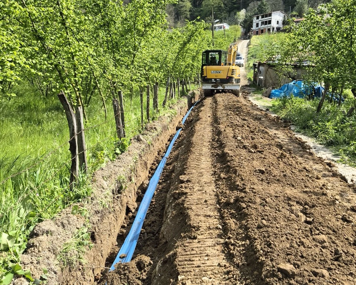 Dağdibi K&ouml;y&uuml; İ&ccedil;me Suyu Projesinde &Ccedil;alışmalar S&uuml;r&uuml;yor