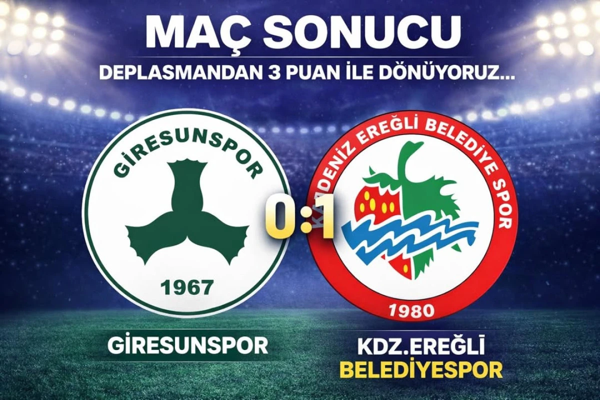 (G&ouml;r&uuml;nt&uuml;l&uuml;)Deplasman Zaferi Ereğli Belediyespor