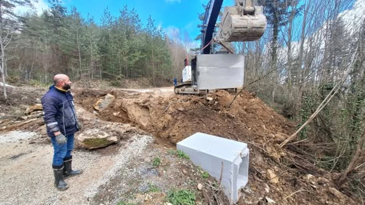 Derdin K&ouml;y&uuml;&rsquo;nde Altyapı G&uuml;&ccedil;lendirildi: Kutu Menfez &Ccedil;alışması Tamamlandı