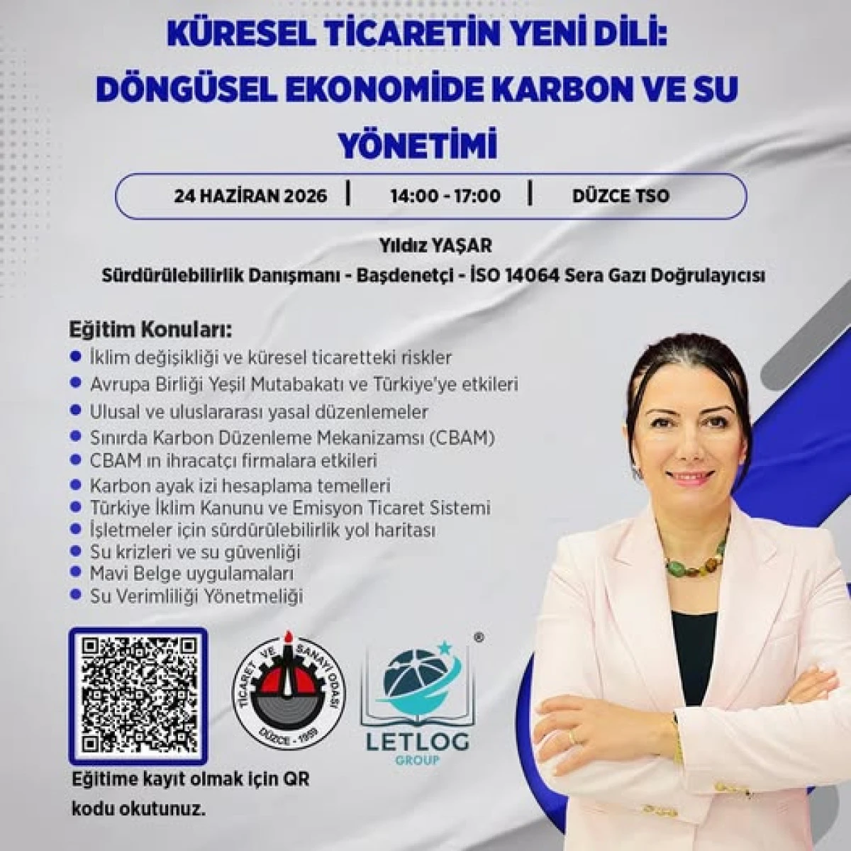 D&ouml;ng&uuml;sel Ekonomide Karbon ve Su Y&ouml;netimi Eğitimi