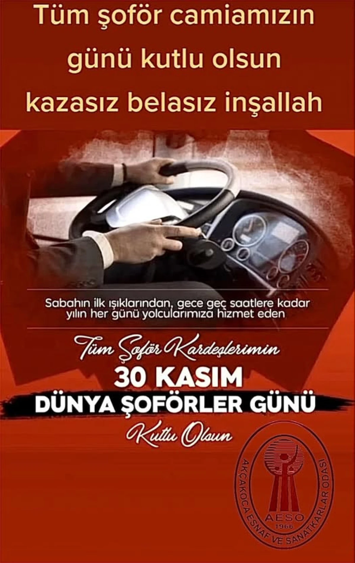 DUYGU AYDOĞAN ŞOFÖR ESNAFINI KUTLADI