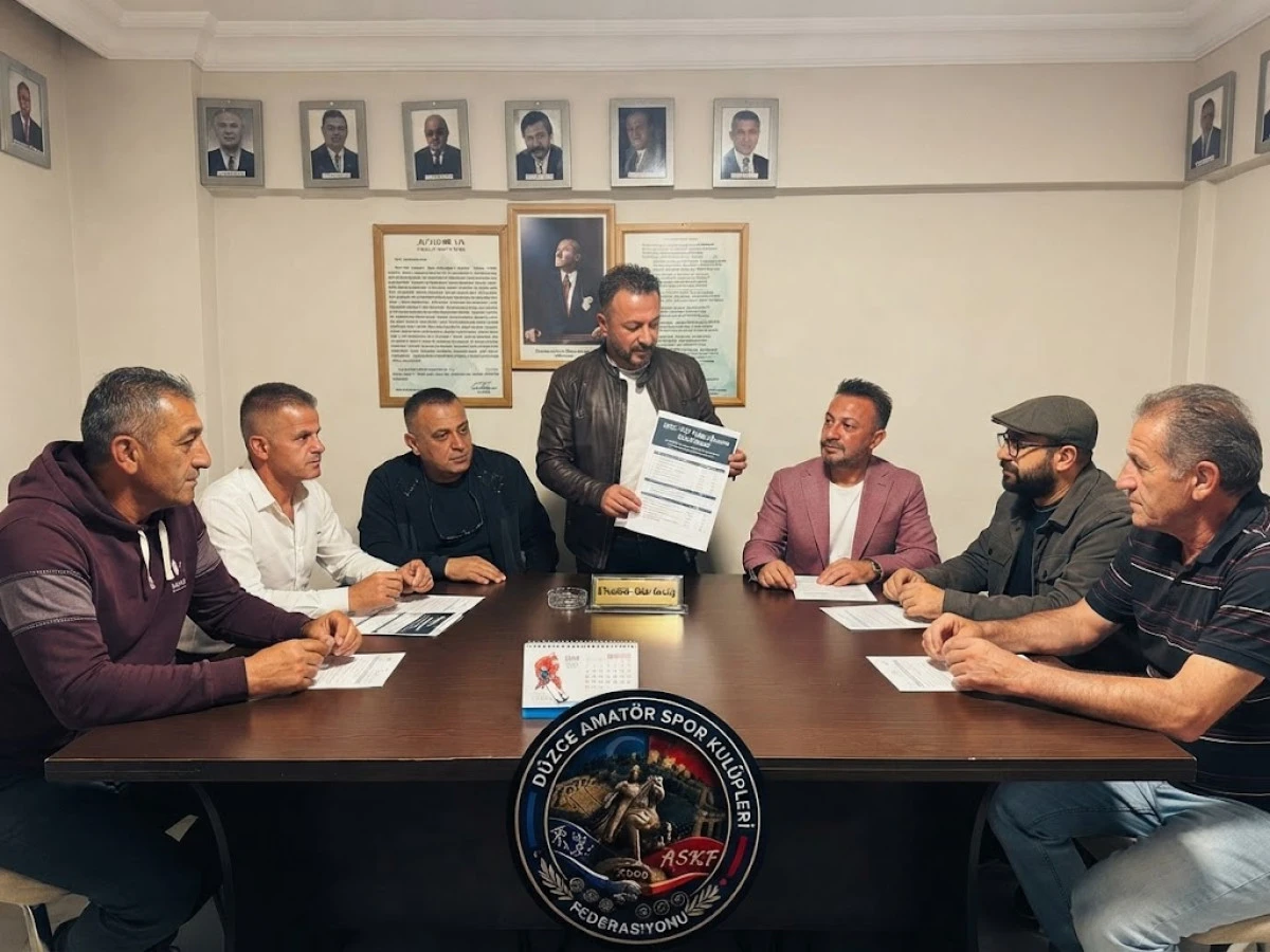 D&Uuml;ZCE AMAT&Ouml;R SPOR KUL&Uuml;PLERİ DERNEĞİ&rsquo;NDE YENİ SEZON HAZIRLIKLARI