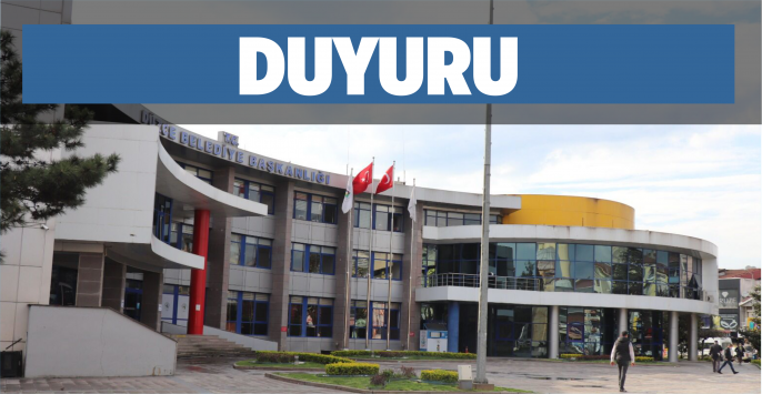 Düzce Belediye Meclis toplantısı kararlar duyurusu