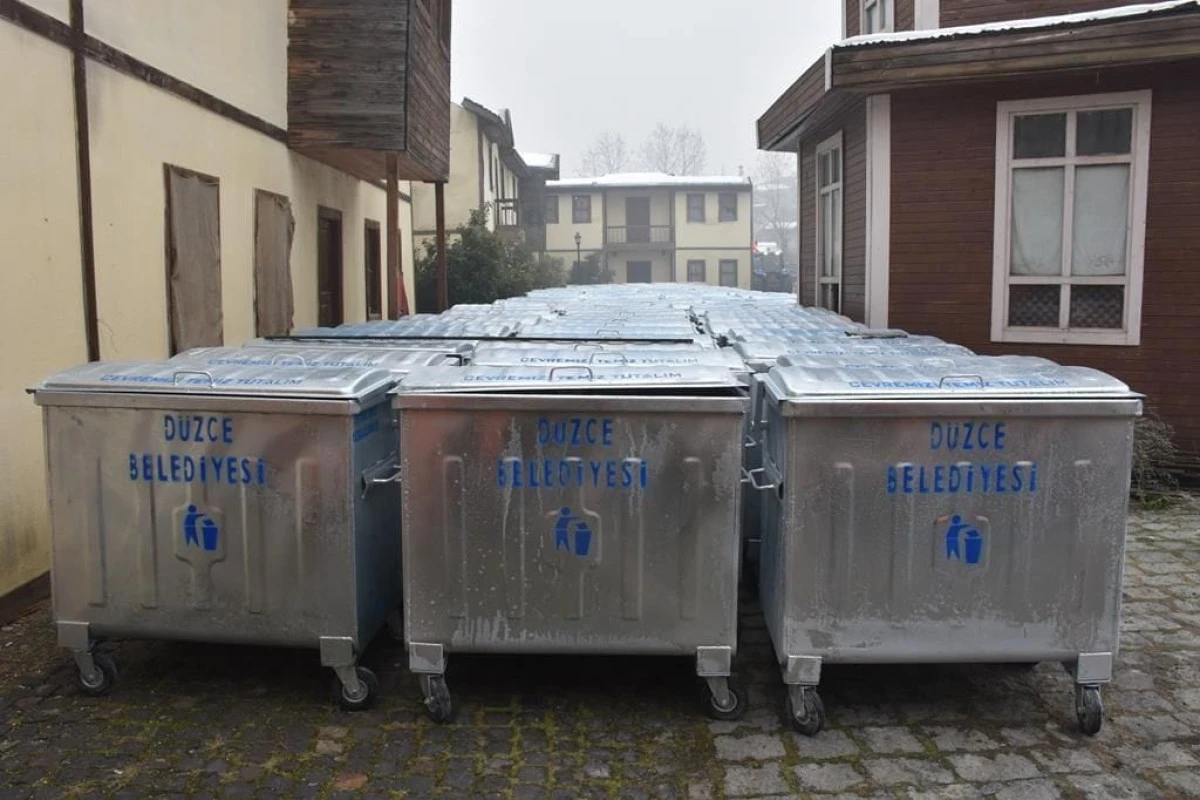 D&uuml;zce Belediyesi 450 adet &ccedil;&ouml;p kovası alacak