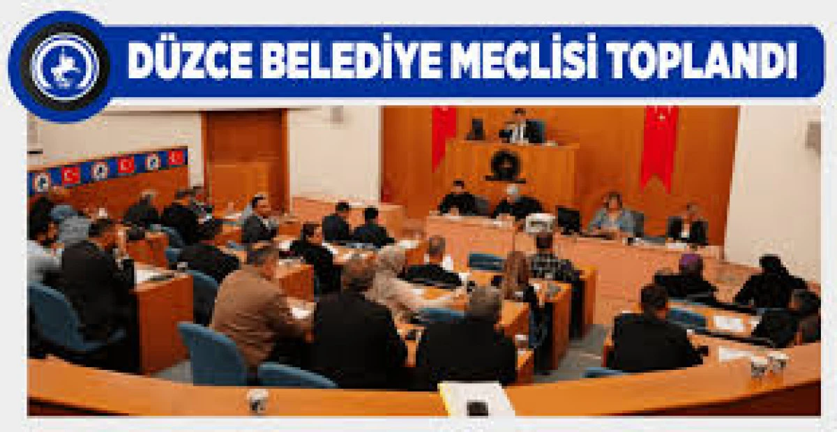 D&Uuml;ZCE BELEDİYESİNDE &Ouml;NEMLİ KARARLAR ALINDI
