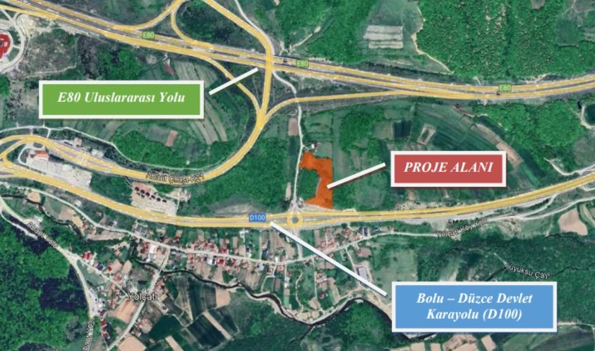 Düzce Bolu’ karayolunda  180 Odalı Otel Projesi planlanıyor