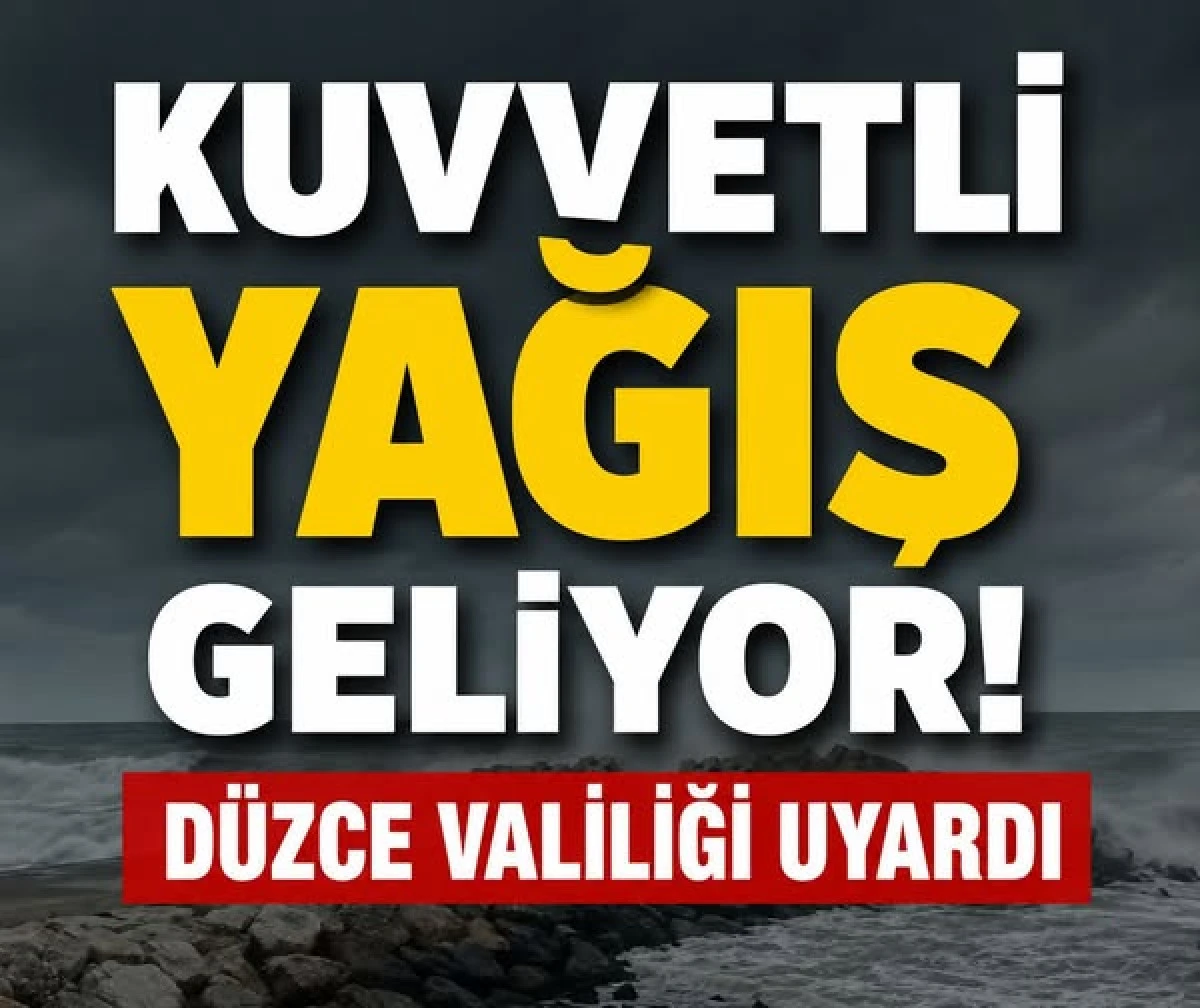 D&uuml;zce de g&ouml;k g&uuml;r&uuml;lt&uuml;l&uuml; sağanak yağış bekleniyor