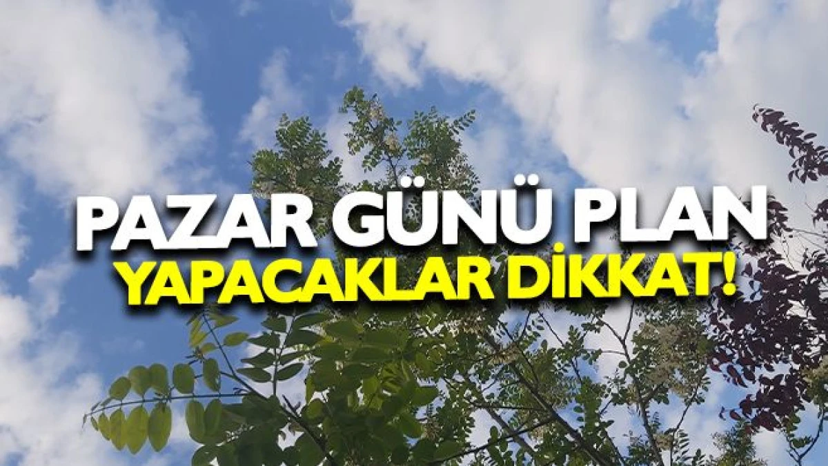 D&uuml;zce de sağanak alarmı: Pazar g&uuml;n&uuml;ne dikkat!
