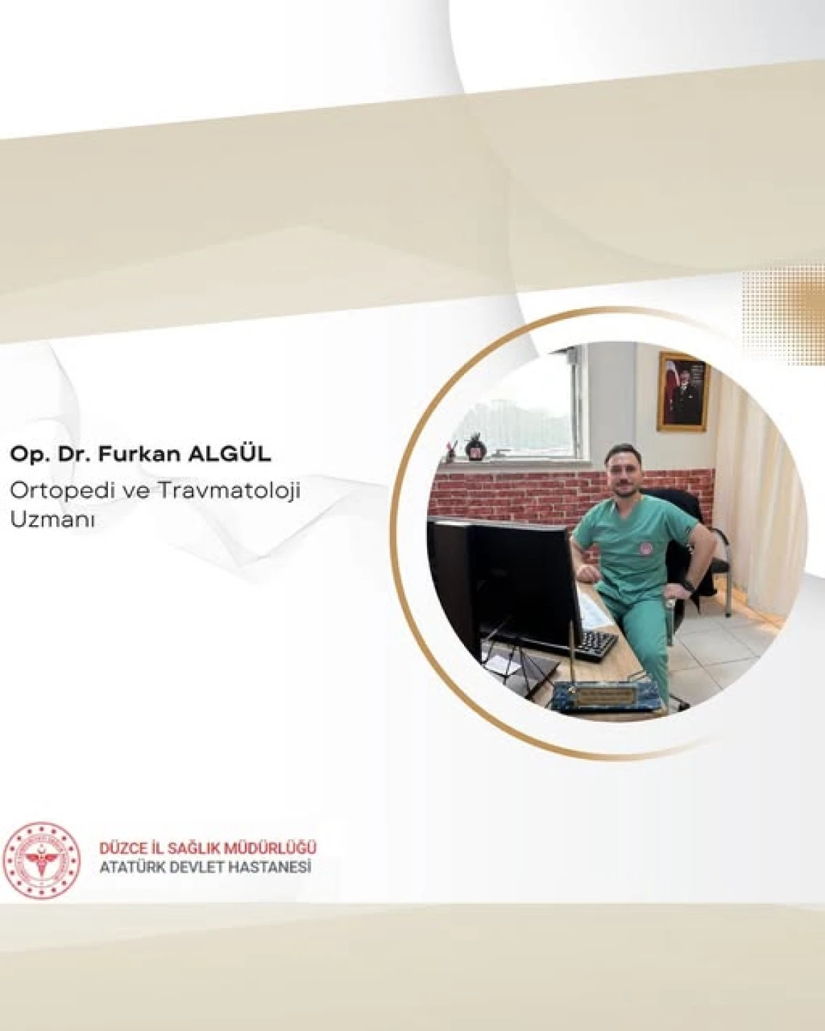 D&Uuml;ZCE DEVLET HASTANESİ&rsquo;NE YENİ UZMAN HEKİM