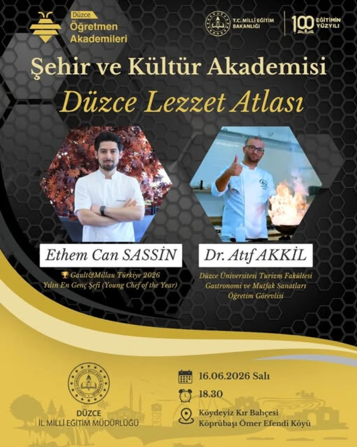 D&uuml;zce Lezzet Atlası &Ouml;ğretmenlerimizle Buluşuyor
