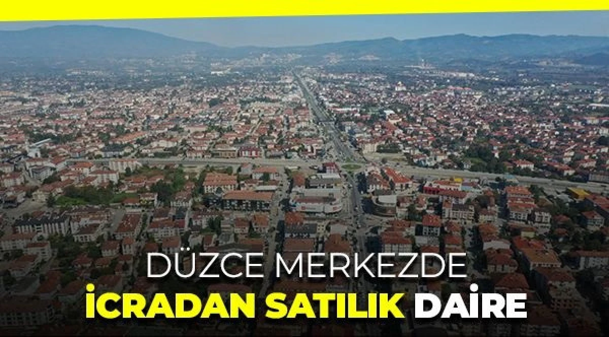 Düzce merkezde daire mahkemeden satılıktır