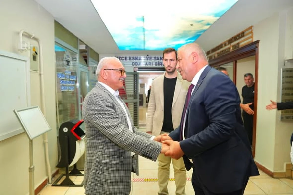 D&uuml;zce Ticaret ve Sanayi Odası&rsquo;ndan DESOB&rsquo;a Hayırlı Olsun Ziyareti