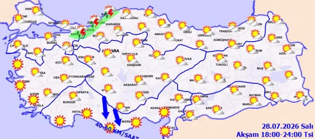 D&uuml;zce ve &ccedil;evresinde yağmur bekleniyor