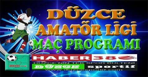 DÜZCE YEREL LİGİNDE HAFTANIN MAÇ PROGRAMI AÇIKLANDI