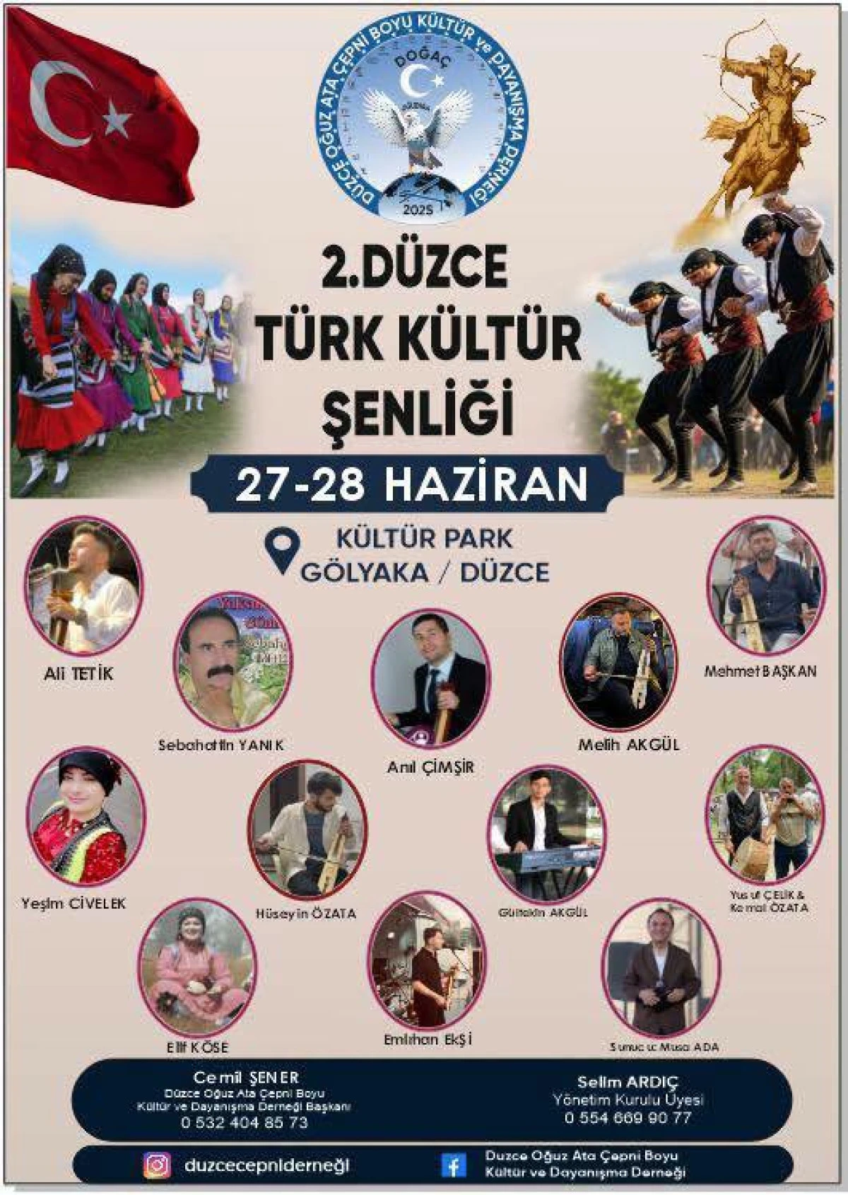 D&Uuml;ZCE&rsquo;DE 2. T&Uuml;RK K&Uuml;LT&Uuml;R ŞENLİĞİ D&Uuml;ZENLENECEK