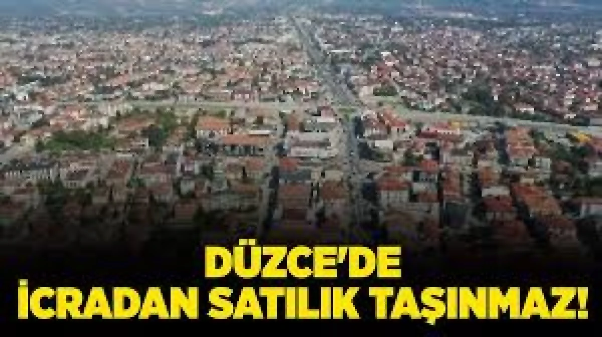 Düzce'de 8.116,62 m2 taşınmaz mahkemeden satılıktır