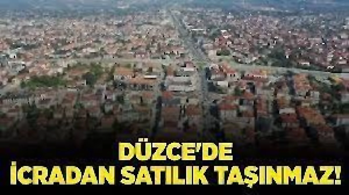 Düzce'de 845 m2 taşınmaz mahkemeden satılıktır 