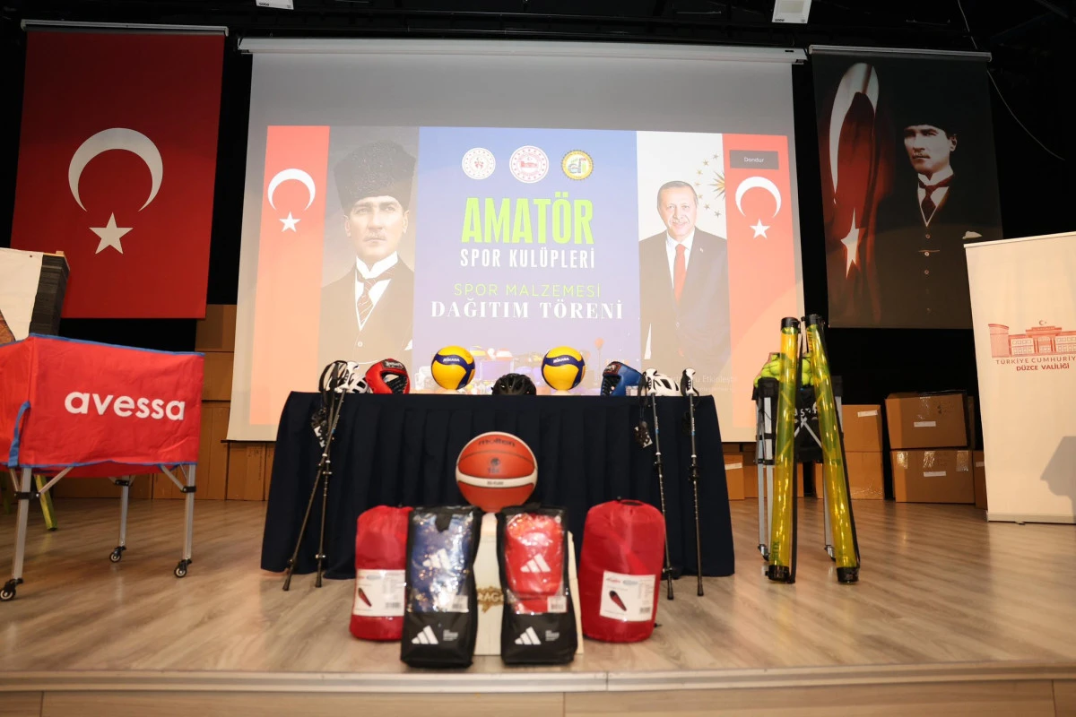 D&uuml;zce&rsquo;de Amat&ouml;r Spora 8 Milyonluk Dev Destek!