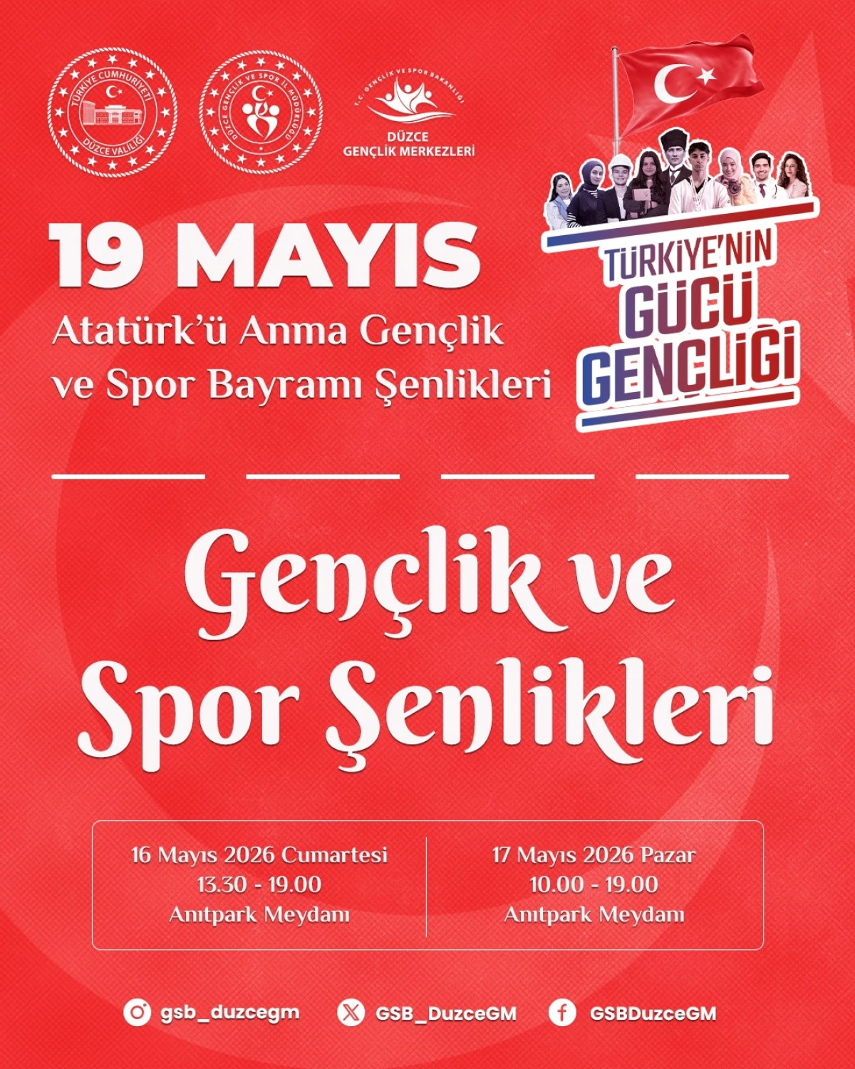 D&uuml;zce&rsquo;de Gen&ccedil;lik Haftası Coşkusu Başlıyor
