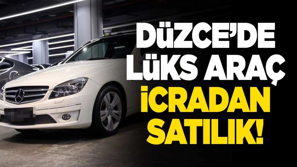 D&uuml;zce'de MERCEDES-BENZ otomobil icradan satılacak