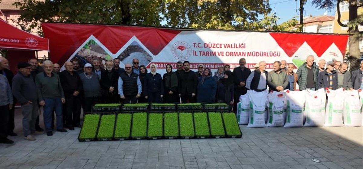 D&Uuml;ZCE&rsquo;DE TARIMSAL &Uuml;RETİME &Ccedil;İFTE DESTEK