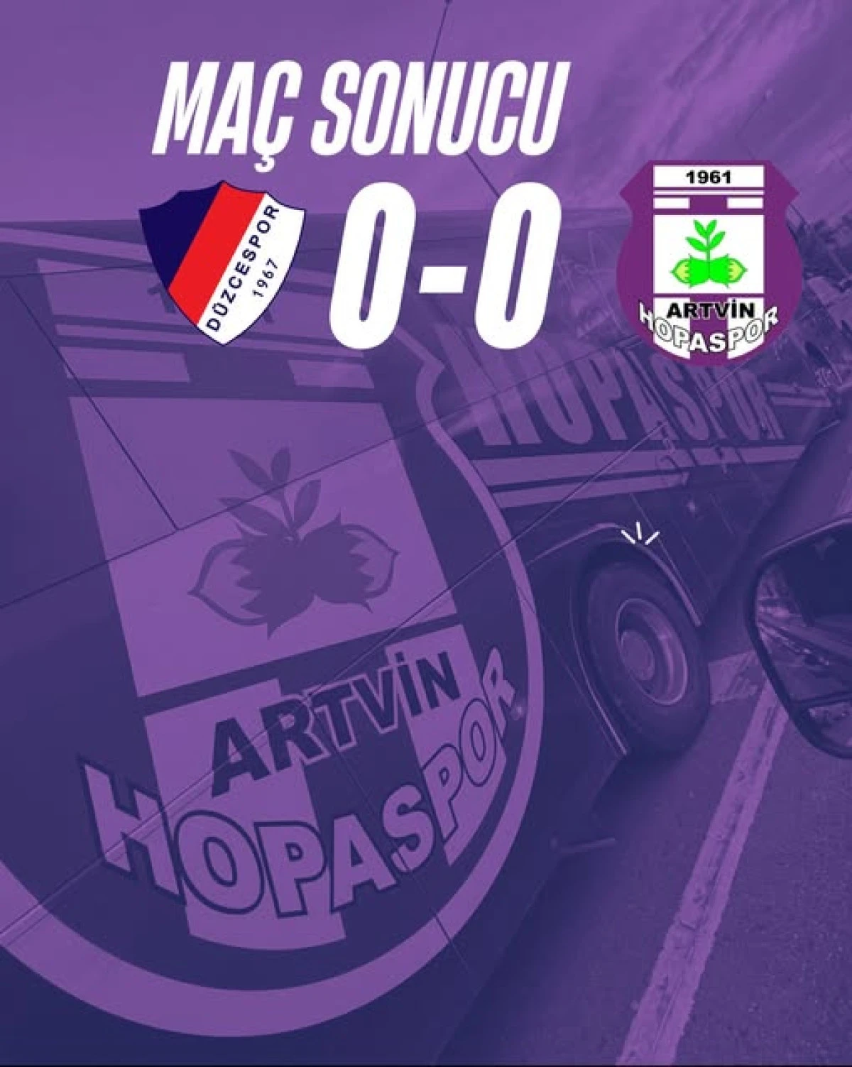 D&Uuml;ZCESPOR CEPTEN YİYOR