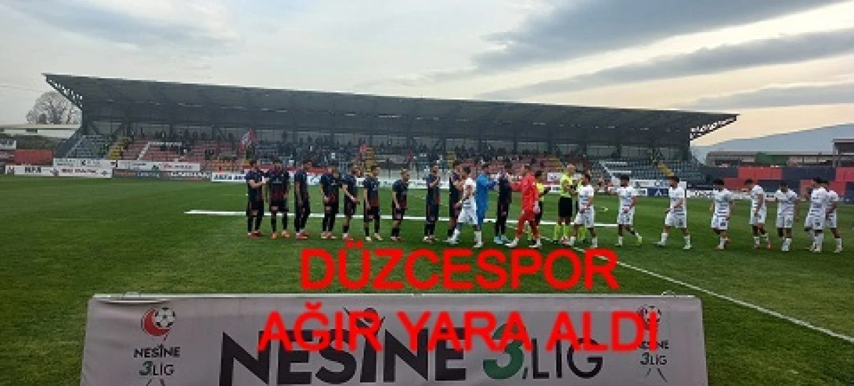 DÜZCESPOR İLK MALUBİYETİNİ ALDI