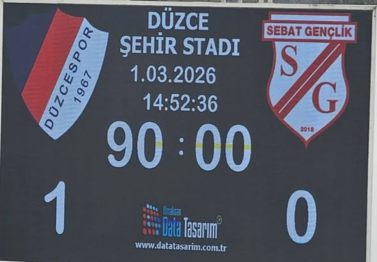 D&uuml;zcespor, Sebat Gen&ccedil;likspor&rsquo;un Yenilmezlik Serisine Son Verdi