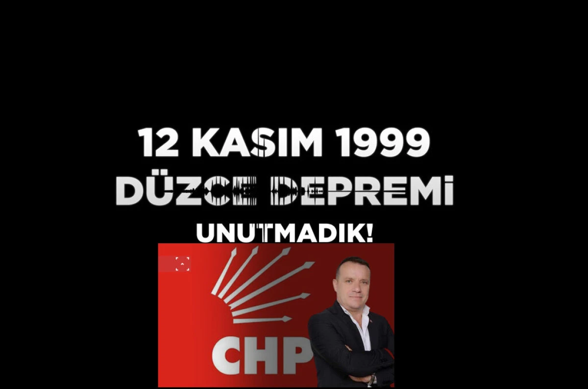 EFSANE BAŞKAN’ ABANOZ DAN, 12 KASIM DEPREM MESAJI