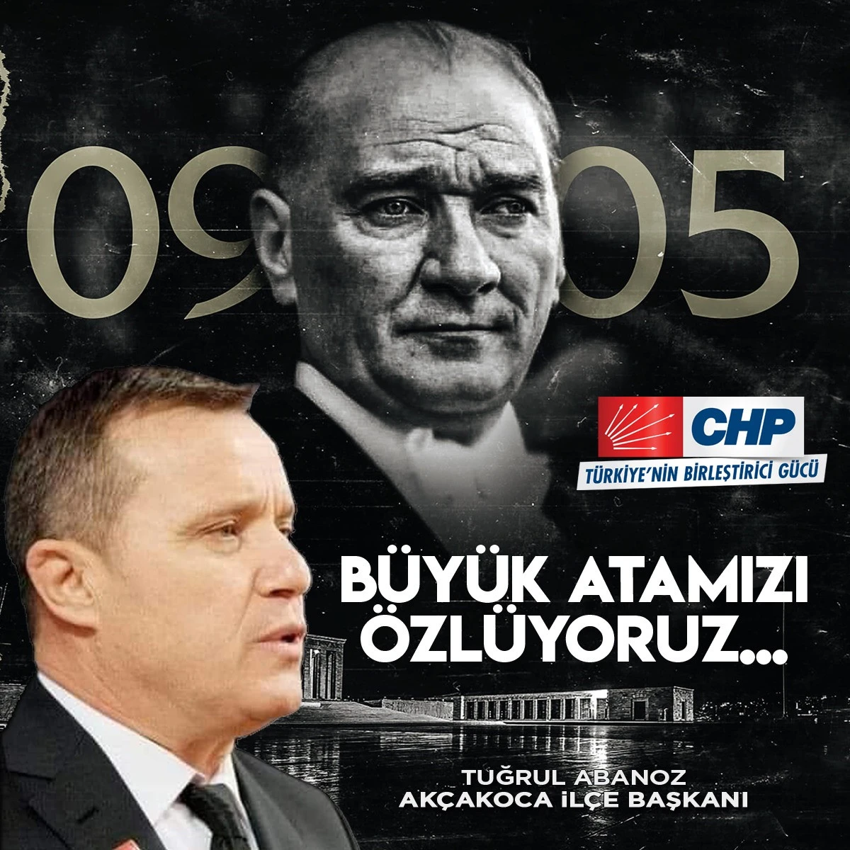 EFSANE BAŞKAN ABANOZ, DAN,10 KASIM MESAJI