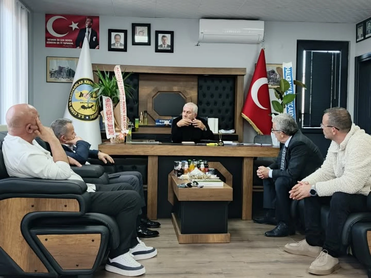 Efsane Başkan  Abanoz,Ziyaretlerine Devam Ediyor