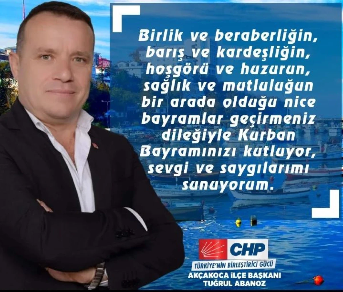 Efsane Başkan Tuğrul Abanoz dan   Kurban Bayramı Mesajı