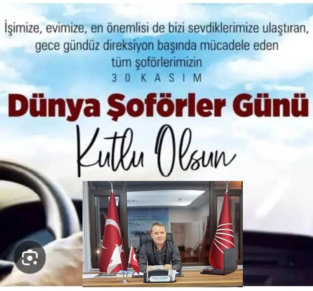 EFSANE BAŞKAN TUĞRUL ABANOZ,ŞOFÖR ESNAFINI KUTLADI