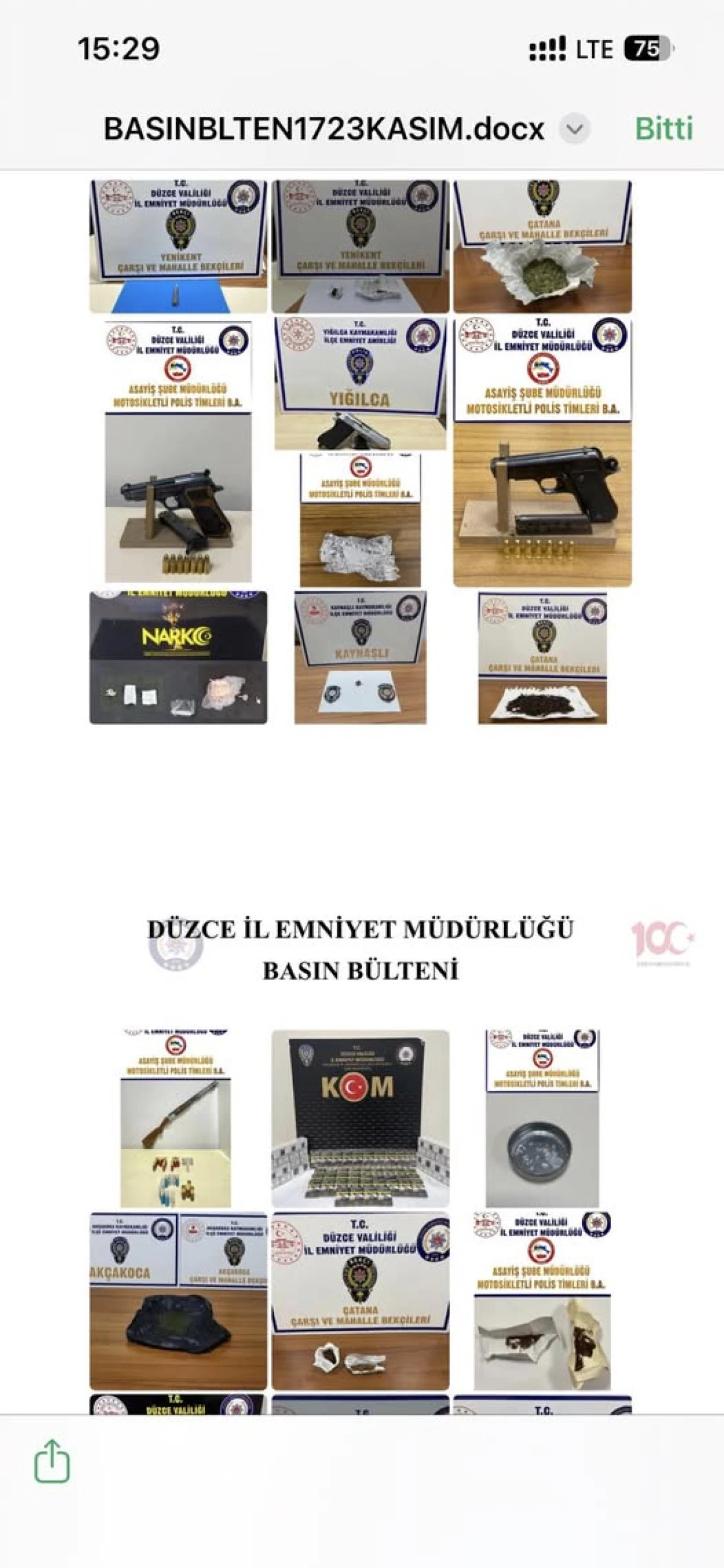 EMNİYET HAFTALIK ASAYİŞ RAPORUNU AÇIKLADI